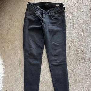 Mavi Women's Dark Gray Skinny Jeans